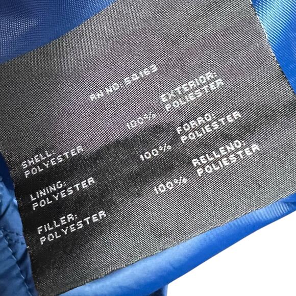 Marc New York Andrew Marc Quilted Vest – Size M – Blue, Polyester, Lightweight - Picture 7 of 8